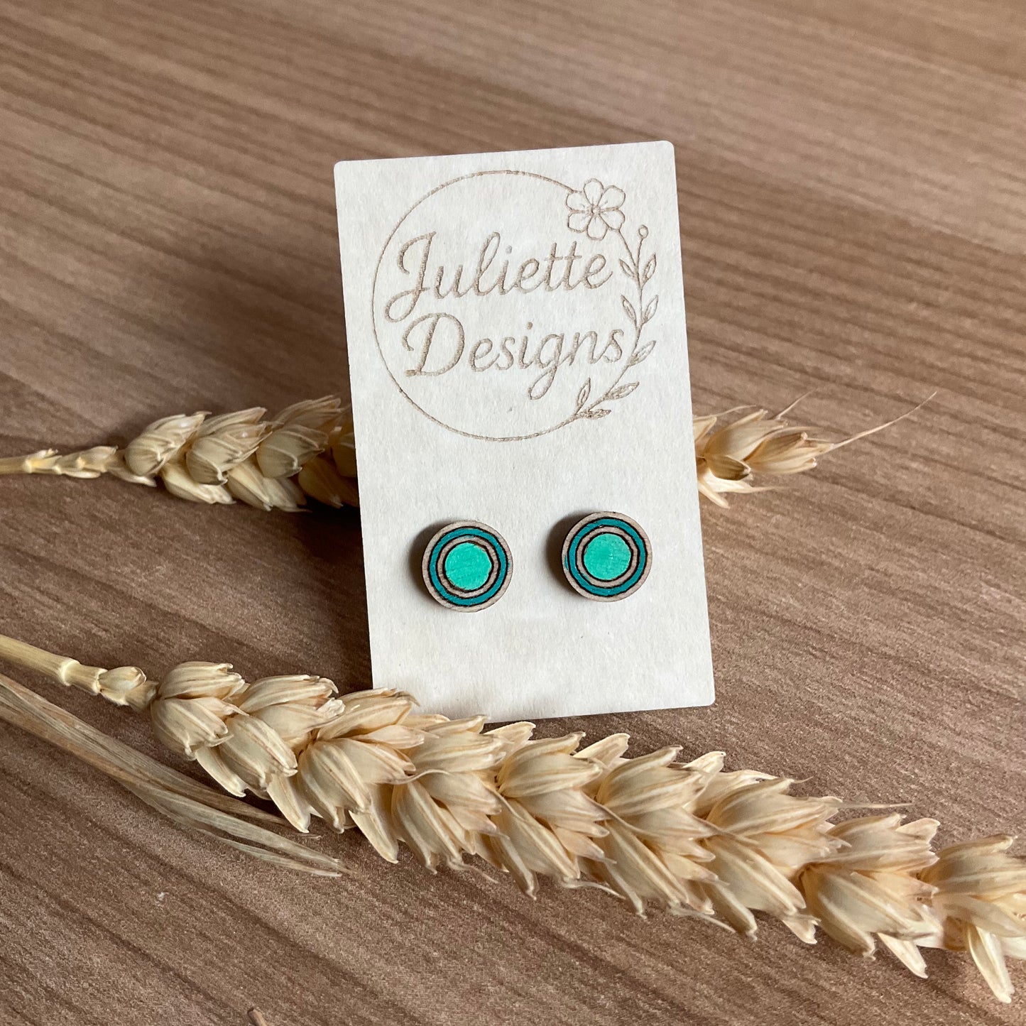 Oorstekers rond - groen