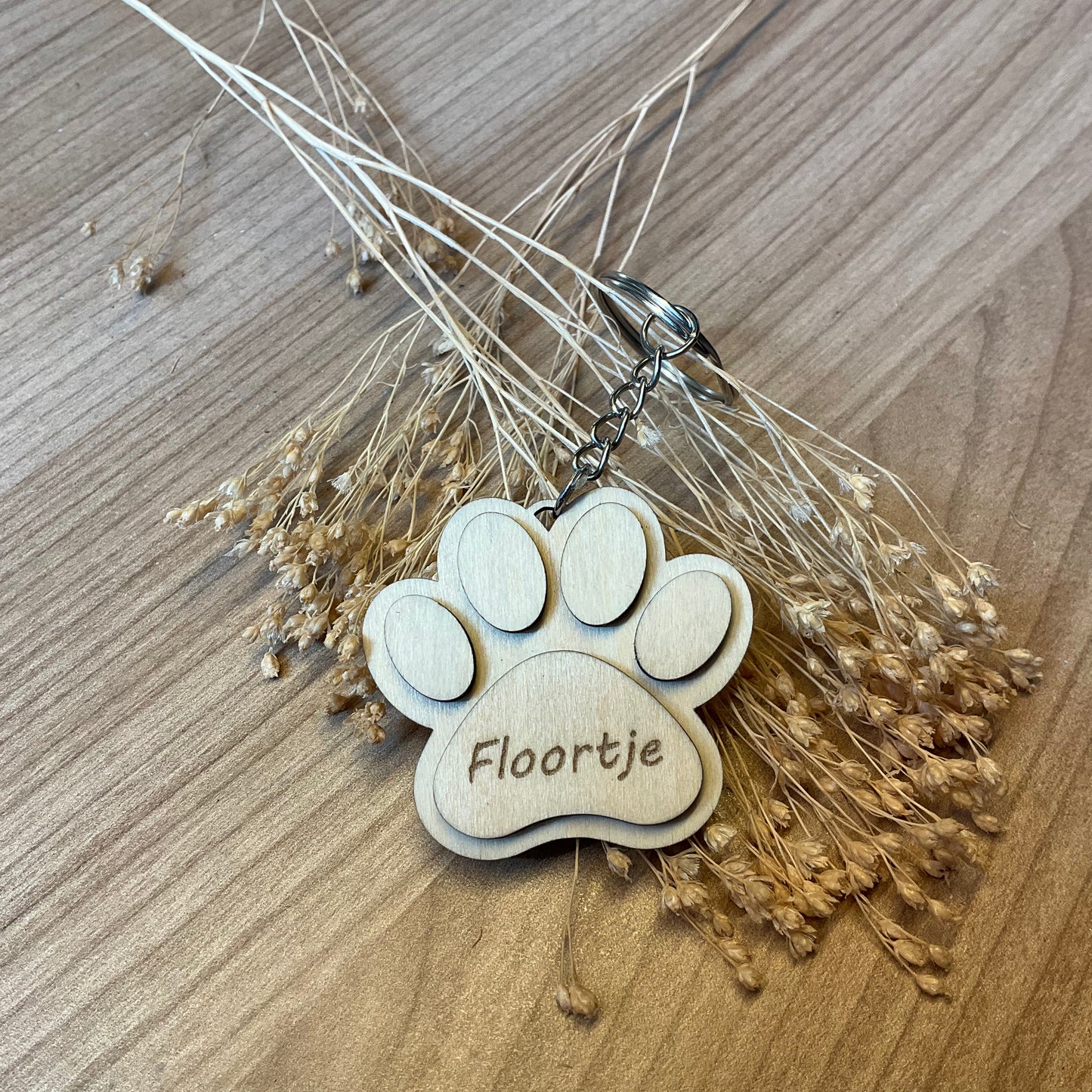 Gepersonaliseerd Pootje 2  - naturel