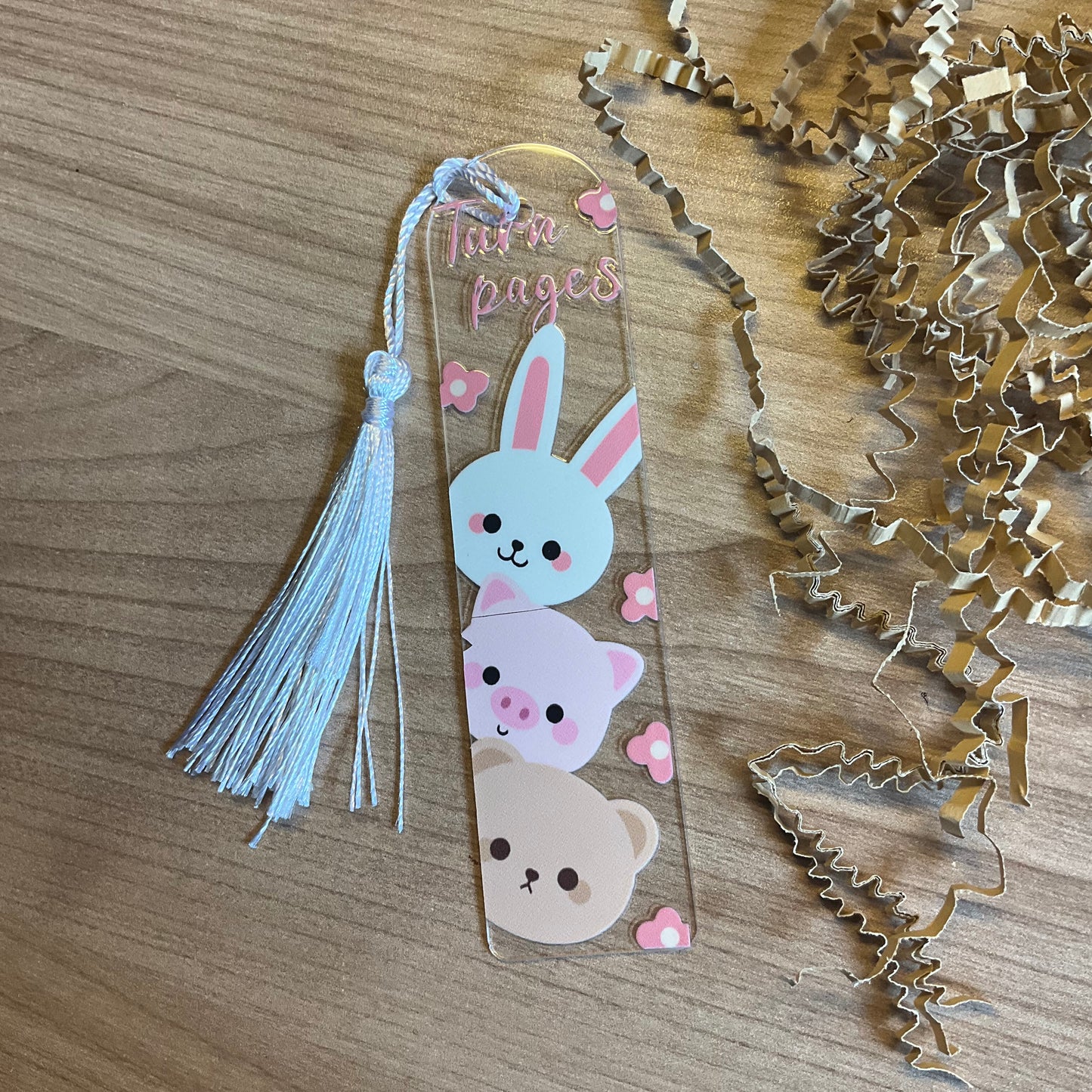 Acryl boekenlegger ‘Turn Pages’