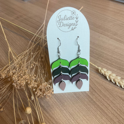 Oorhanger Boho groen 1