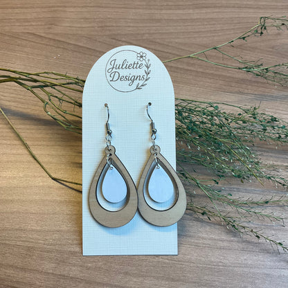 White Flair druppel kort