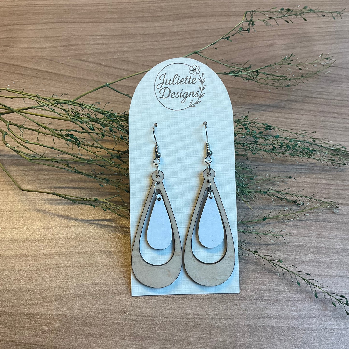 White Flair druppel lang