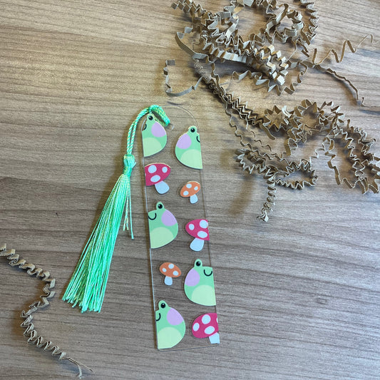 Acryl boekenlegger ‘kikker’