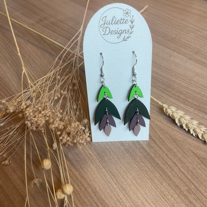 Oorhanger Boho groen 2