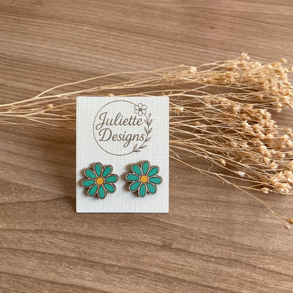 Oorstekers Daisy - groen L