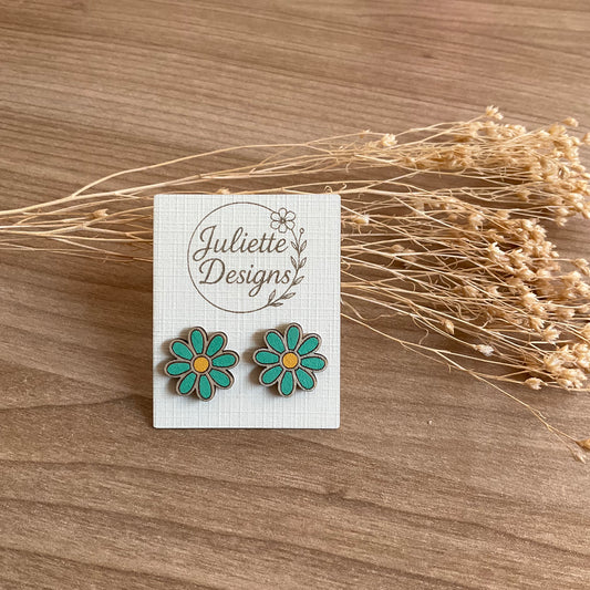 Oorstekers Daisy - groen L