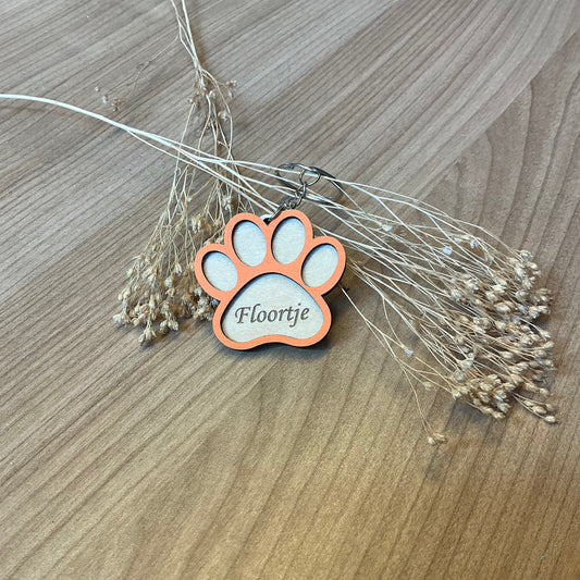 Gepersonaliseerd Pootje 1 - kies je kleur