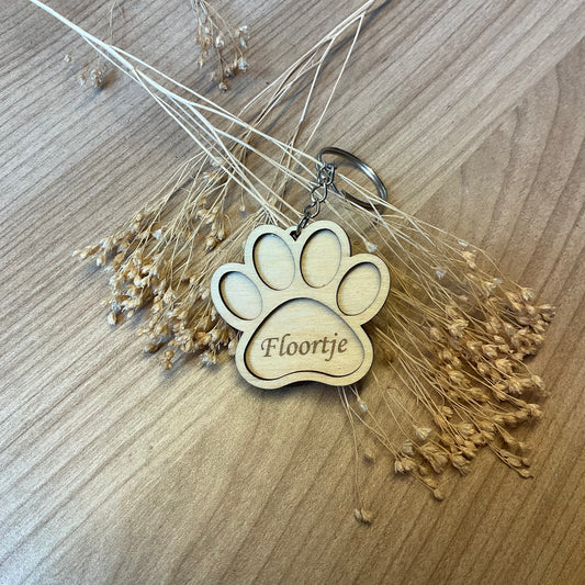 Gepersonaliseerd Pootje 1 - naturel