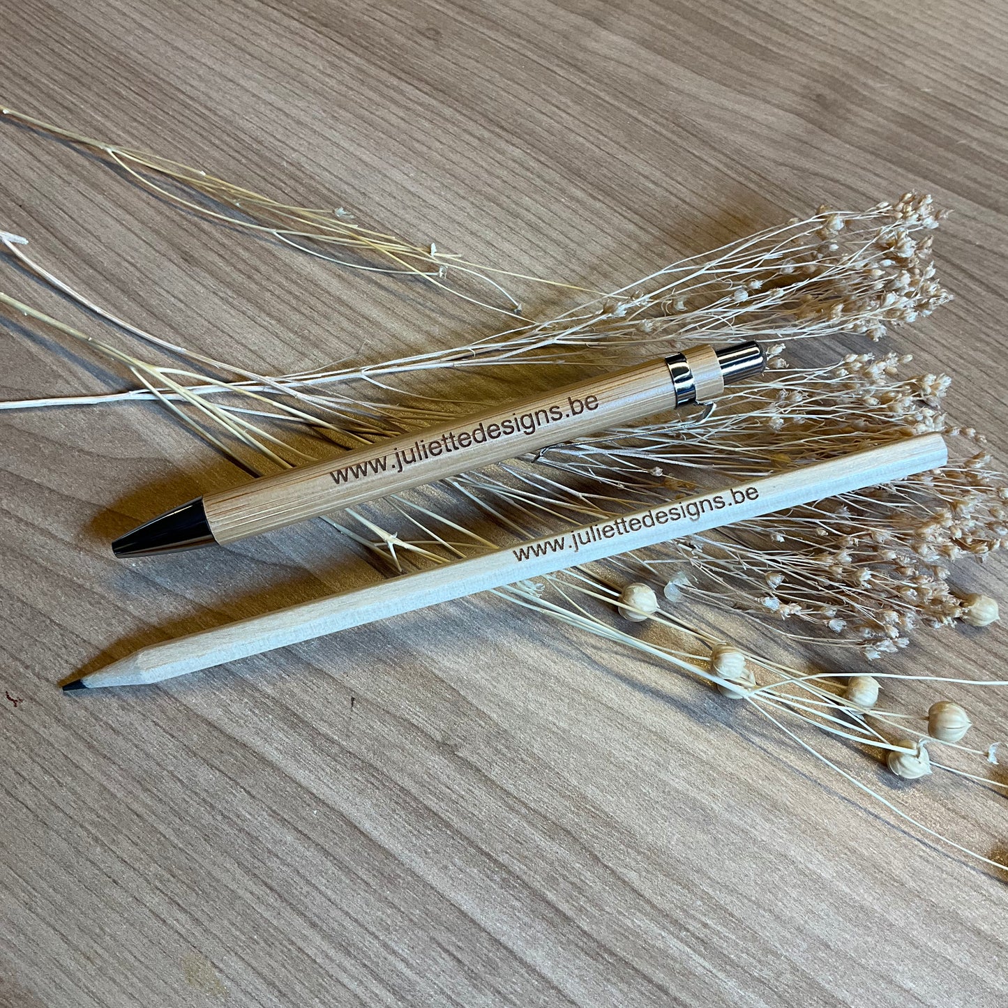 Set: gepersonaliseerde balpen en potlood