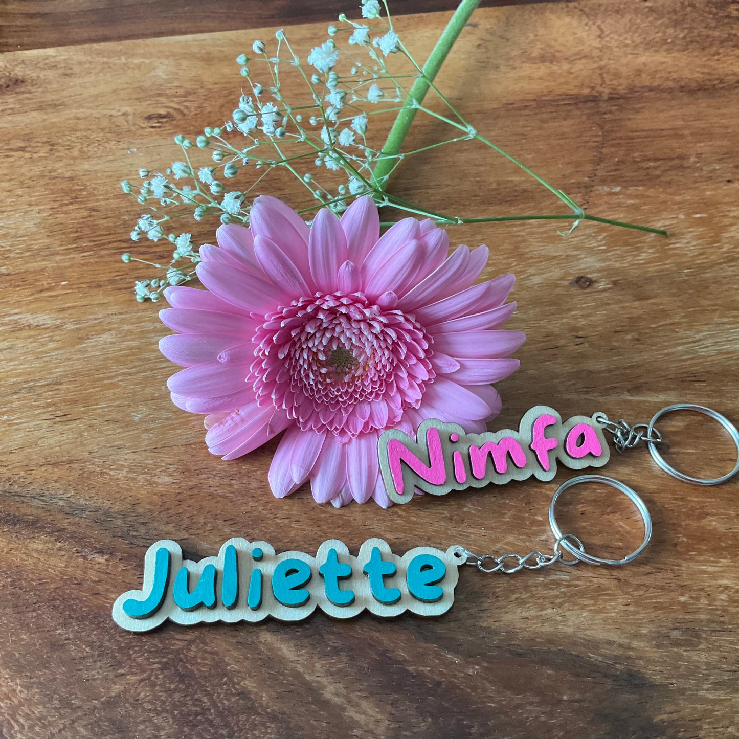 Gepersonaliseerde sleutelhanger